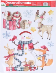 Świąteczna dekoracja okienna 41 × 29 cm