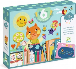 Zestaw plastyczny Kot i przyjaciele DJECO