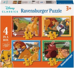 Ravensburger puzzle Król Lew 4 w 1