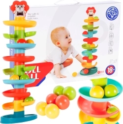 Zabawna zjeżdżalnia z piłeczkami 60 cm