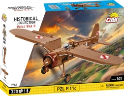 Klockowy model samolotu PZL P.11c 1:32 – kolekcja historyczna