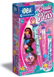 Kreatywny zestaw do tworzenia długopisów Syrenki – CLEMENTONI IDEA