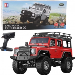 rc terenowe auto LAND ROVER DEFENDER 90 1:14 czerwone