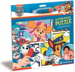CLEMENTONI Puzzle do malowania wodą Water Magic: Psi Patrol 30 elementów