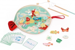 Classic World magnetyczna gra w łowienie rybek z kartami, 35 elementów