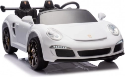 Dziecięcy elektryczny samochodzik 4x4 – biały, dwuosobowy