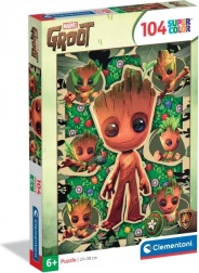 Puzzle Clementoni Super Color 104 elementy – MARVEL Groot