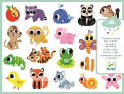 Naklejki dla najmłodszych - Figlarne zwierzęce maluchy