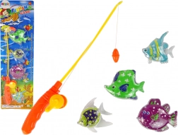 Zręcznościowa gra w łowienie rybek z wędką – 4 sztuki