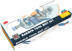 Drewniany zestaw dla fryzjerów