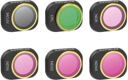 Zestaw 6 filtrów do obiektywu Sunnylife MCUV, CPL, ND8/16/32/64 dla DJI Mini 4 Pro