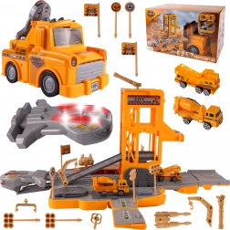 Parking budowlany transformujący się w auto