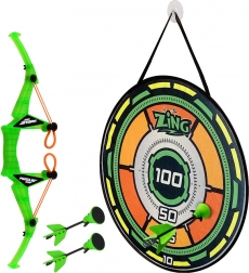 Łuk z tarczą i strzałkami dla dzieci