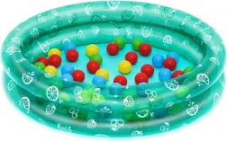 Nadmuchiwany basenik z piłeczkami 91 × 20 cm BESTWAY + 50 piłeczek – Zielony
