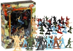 Duży zestaw figurek wojskowych