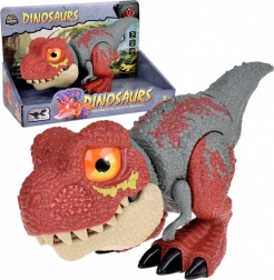 Dinozaur Tyrannosaurus Rex z ruchomymi częściami i efektami dźwięku i światła