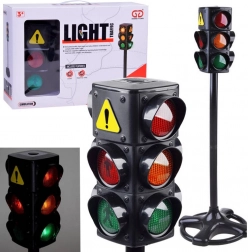 Duży dziecięcy sygnalizator świetlny z dźwiękiem i światłami