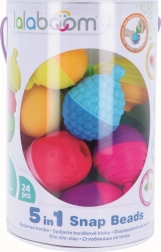 Trefl Klocki Lalaboom 5 w 1 Korale łączone 24 elementy