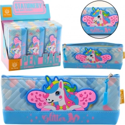 Narzędzie do przyborów do pisania z jednorożcem niebieskim