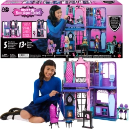 Monster High Boo-tique Hotel – straszny, składany domek-hotel z mebelkami i akcesoriami