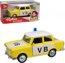 Samochód Trabant Policja Metalowy 12 cm