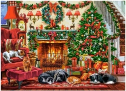 Puzzle przytulny kominek 260 elementów