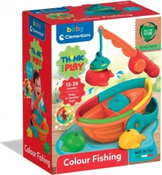 Logiczna gra łowienie rybek z wędką i łódką CLEMENTONI