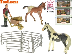 Figurki Zoolandia konia ze źrebięciem i akcesoriami - 1 sztuka