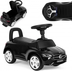 Jeździk Mercedes C CLASS interaktywny kierownica brzmi czarno