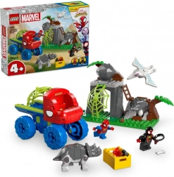 Zestaw konstrukcyjny LEGO MARVEL SPIDEY ratunkowa misja zespołu w terenówce dino