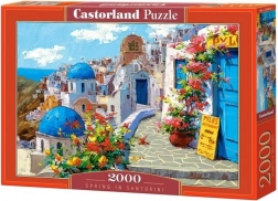 Puzzle 2000 elementów – wiosna na Santorini
