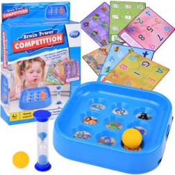 Gra dla dzieci Brain Power – dmuchana wyścigowa rywalizacja z liczbami i alfabetem