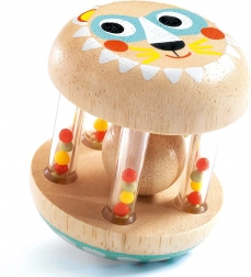 DJECO Drewniana grzechotka Lew