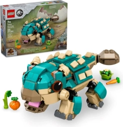lego jurassic world mały ankylozaur bump y – zestaw konstrukcyjny dla dzieci