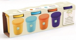 Kolorowa plastelina DJECO - 4 naturalne kolory