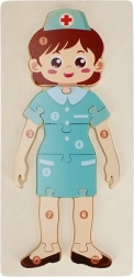 drewniane puzzle pielęgniarka
