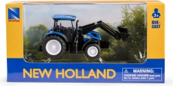 mini traktor new holland t6 z ładowaczem czołowym