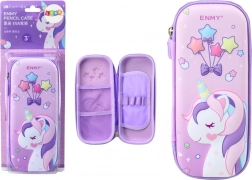 Piórnik z jednorożcem 3D różowy 23 × 10 × 5 cm