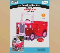 Fiesta Crafts 3D puzzle Vintage auto czerwone
