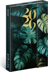 Tygodniowy magnetyczny kalendarz Monstera 2026