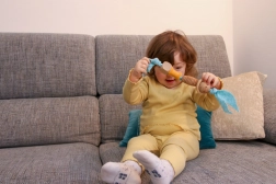 Sensoryczna gąsienica dla najmłodszych MILANIWOOD