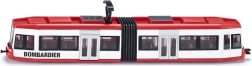 Metalowy model tramwaju 1:87 Siku Super dwuczłonowy BOMBARDIER