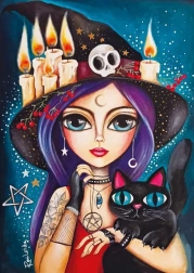 Puzzle Słodka Czarownica 1000 elementów