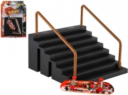 Fingerboard ze schodami i poręczą 9 cm