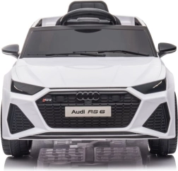 Elektryczny samochodzik Audi RS6 biały