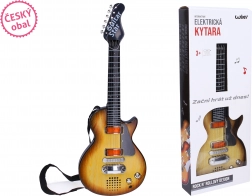 Elektryczna gitara dziecięca z efektami 55 cm – polskie opakowanie