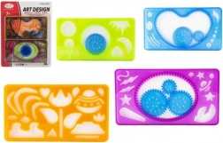 Plastowe szablony do rysowania 23x29 cm