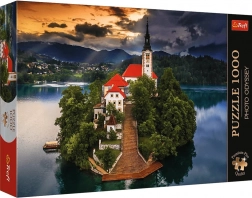 Puzzle TREFL Premium Plus Photo Odyssey – Jezioro Bled, 1000 elementów