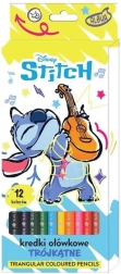 Kredki kolorowe Lilo i Stitch – 12 szt.