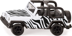 Siku Jeep Wrangler Safari – metalowy model 1:55 z zaczepem holowniczym